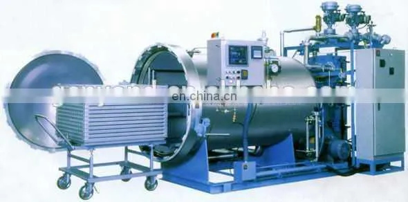 Tin can retort sterilization autoclave