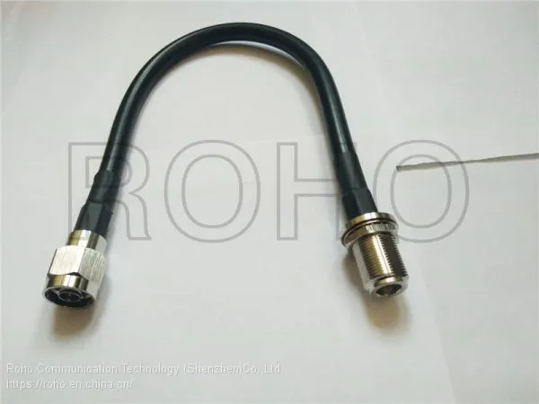 N male to N female Bulk Head with LMR400 cable