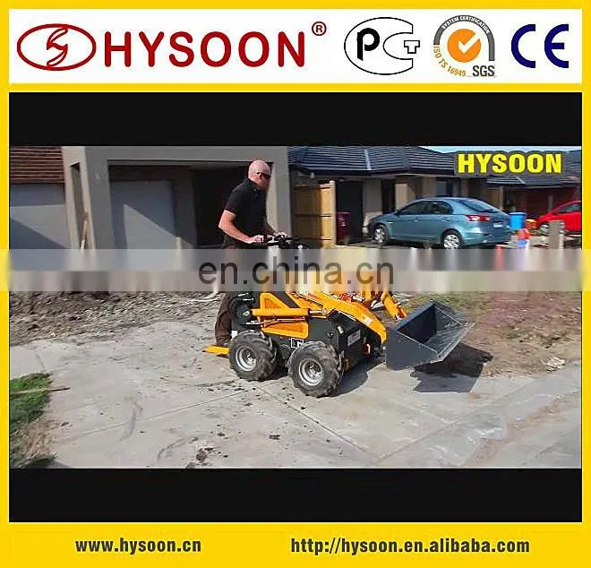 23HP mini loader trencher
