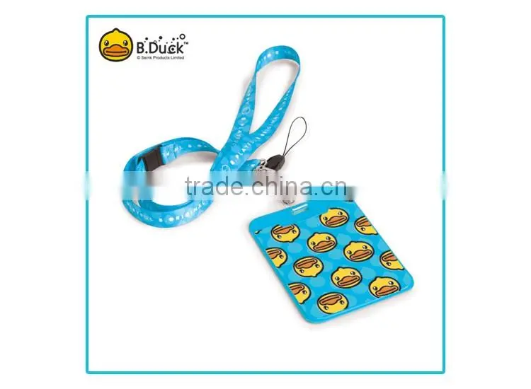 Promotional business gift card holder with strap