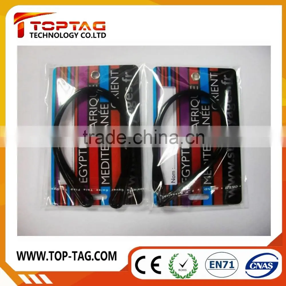 2015 cheapest custom bulk personalized luggage tags, pvc luggage tag