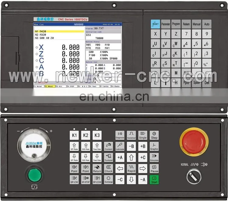 NEWker cnc retrofit kit 5 axis cnc control system similar Fanuc cnc controller