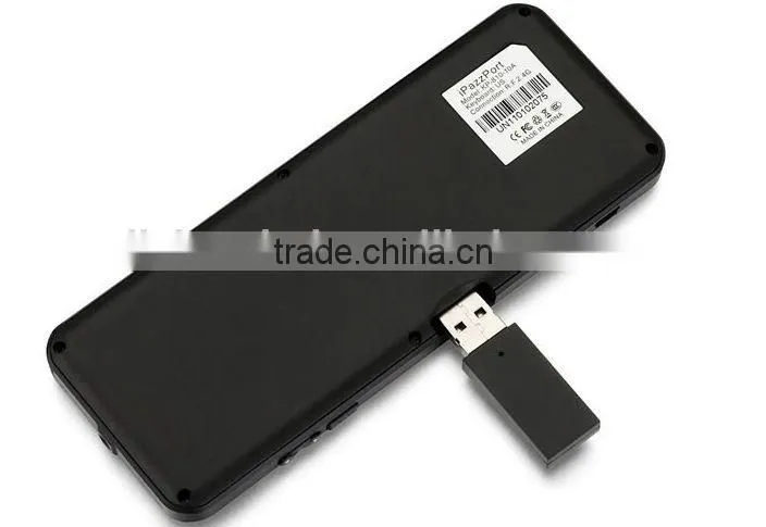 Factory supply! iPazzPort mini Keyboard with touch pad KP-810-10A 2.4G wireless handheld keyboard