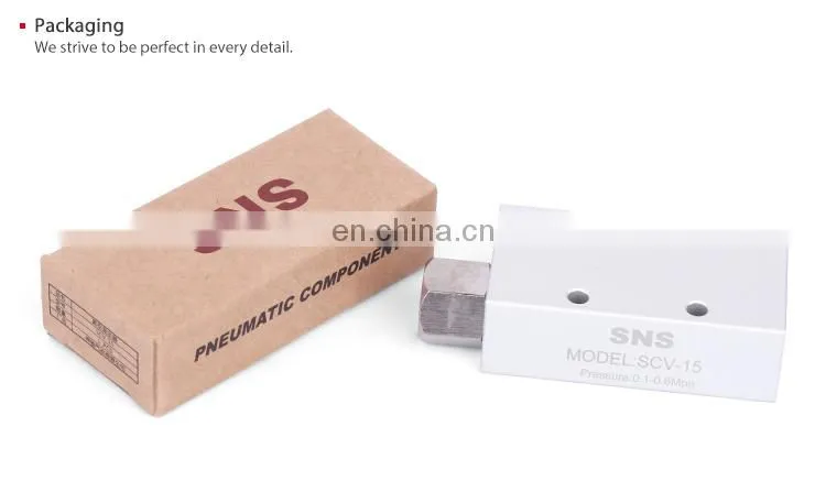 SNS SCV CCV Series high quality pneumatic aluminum alloy air vacuum ejector vacuum generator