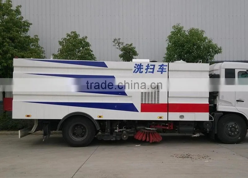 Dongfeng Bigger 10000Liters Road Cleaning Trucks, Street Cleaning Machines With Snowing Cleaning Equipment For Sales