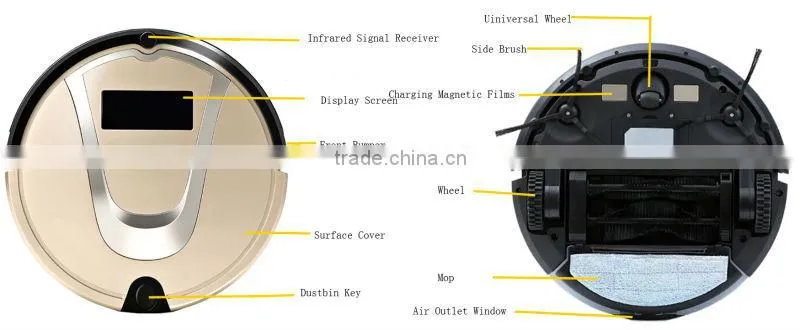Professional floor cleaning robot heavy duty industrial vacuum cleaner