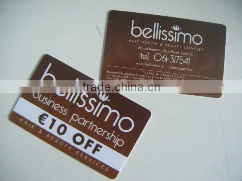 promotional barcode membership card