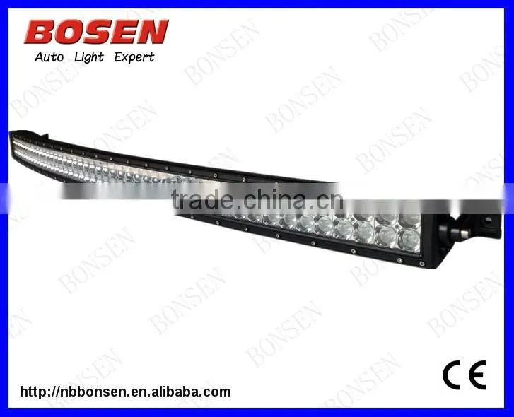 hotsale 50" curved strob led bar,dual rows, curved light bar,curved bar light