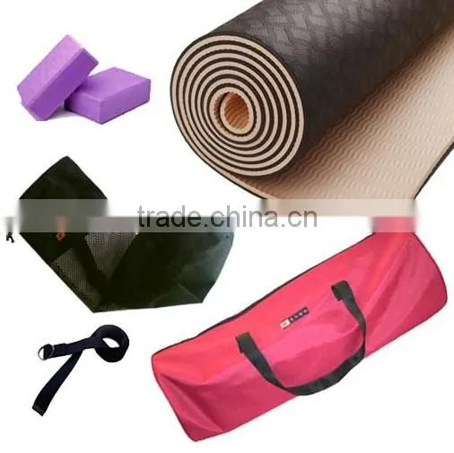 Custom Lable TPE Yoga Mat/Block Tpe Material China Supplier