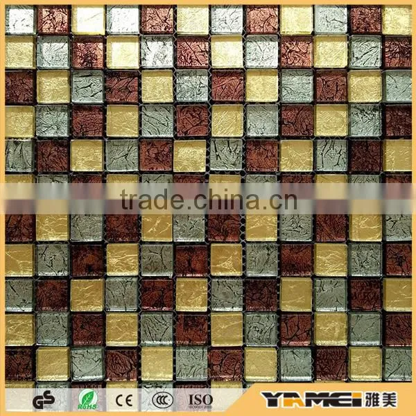 2015 new design all kind of price mosaic glass crystal glass mosaic
