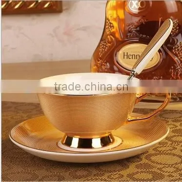 Royal Decal Porcelain Dubai coffee cup and plate Set
