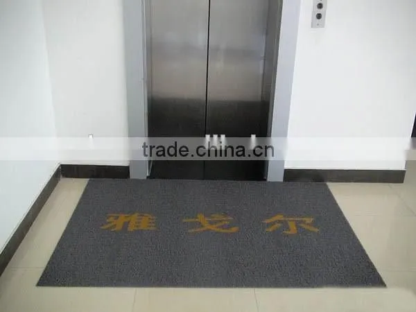 Home cleaning Custom prints PVC Door Coil Mat Coil Cushion