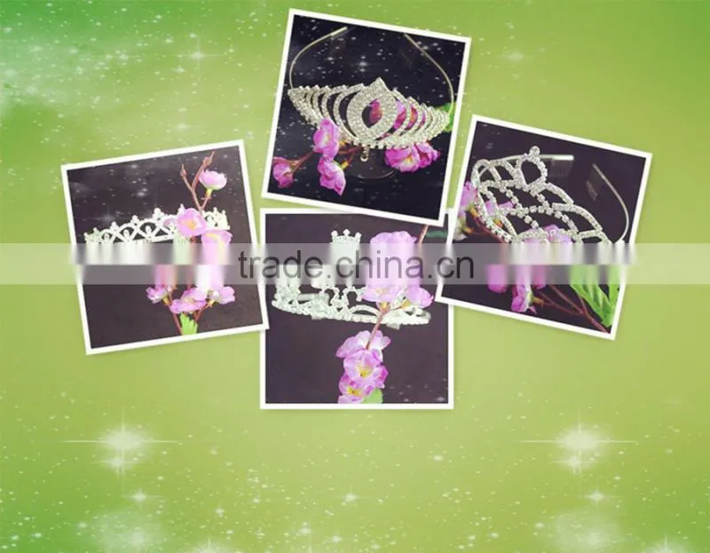 Wholesale pageant tiaras crown rhionestone crystal beauty pageant crowns