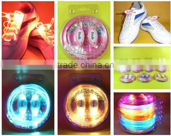 Fourth-generation LED shine shoelaces glow laces gifts outdoor sports party supplies promotional flashing shoelace