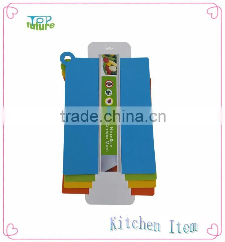 Plastic Non-Slip cutting board,classification cutting mat