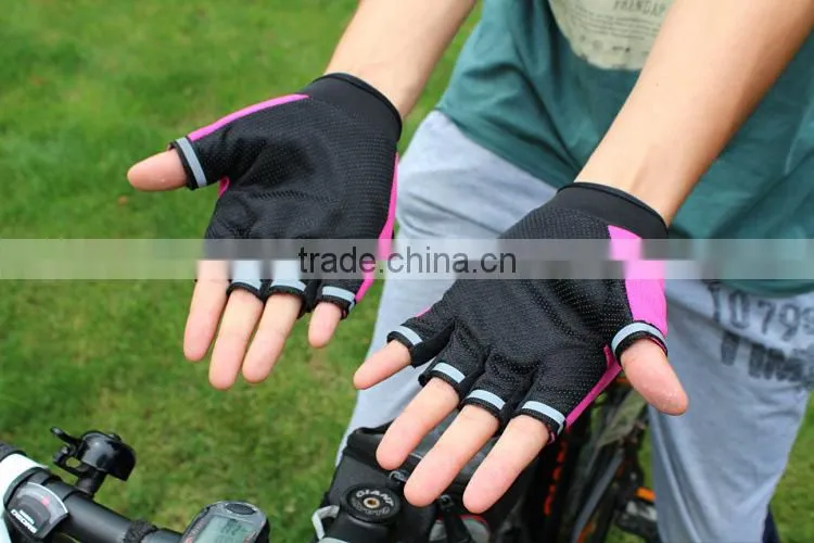 Men Motorcycle Cycling Gloves Half Finger Anti Slip 3D Hard Shell Protective Bicycle Bike Riding Racing Gloves
