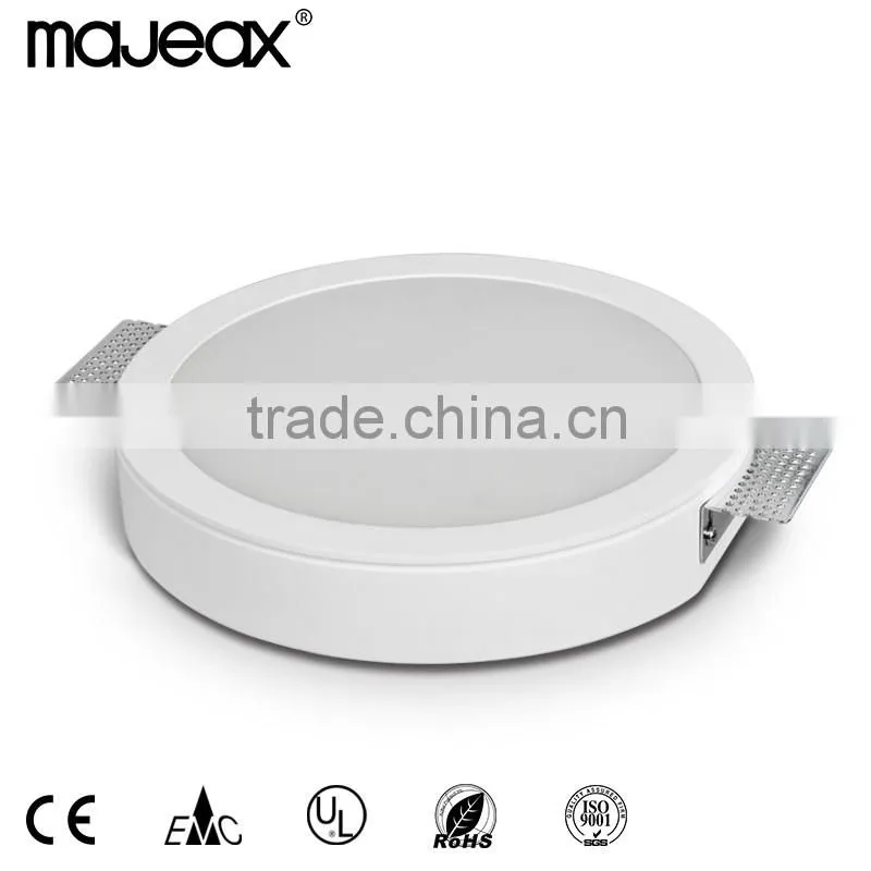 modern ce rohs approval indoor led gypsum plaster recessed ceiling flat