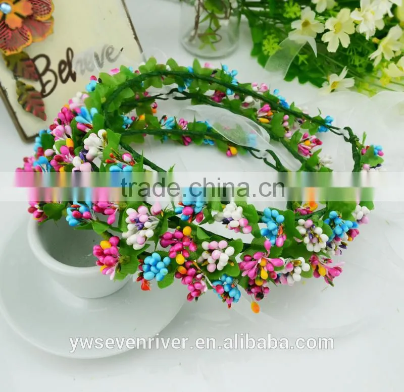 Midsummer simulation berries, female is manual headdress The bride wedding garland The photo studio with makeup crowns