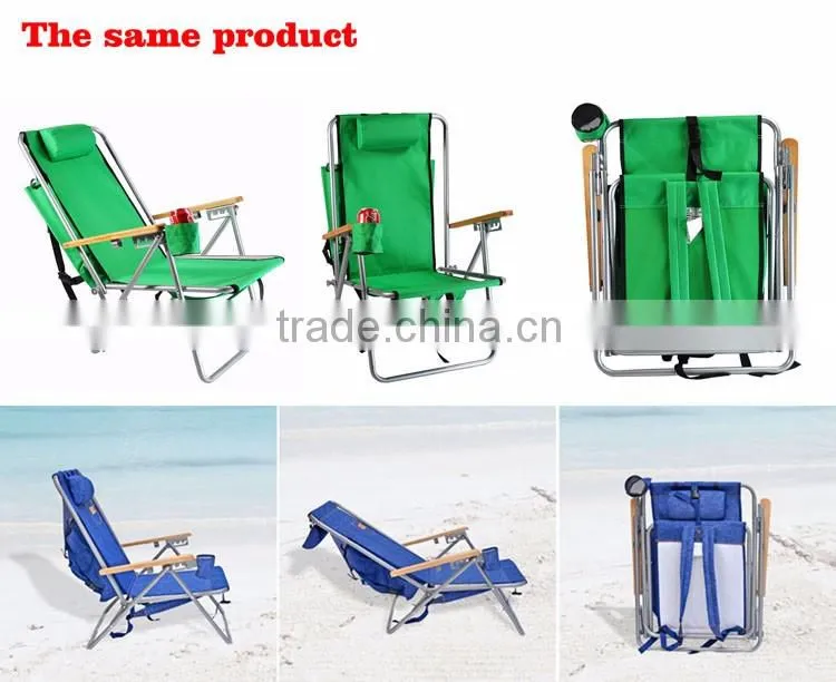 Wholesale Furniture Beach Chair Storage Foldable Outdoor Folding Reclining Beach Chair