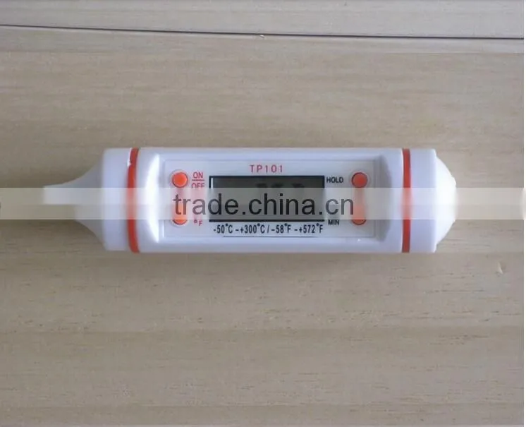 TP101 screen tube Digital Cooking Food Probe Meat Household Thermometer Kitchen BBQ 4 Buttons