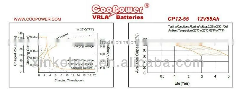 Sealed Lead acid battery 12V55AH UPS battery/12V55AH Recharge Battery
