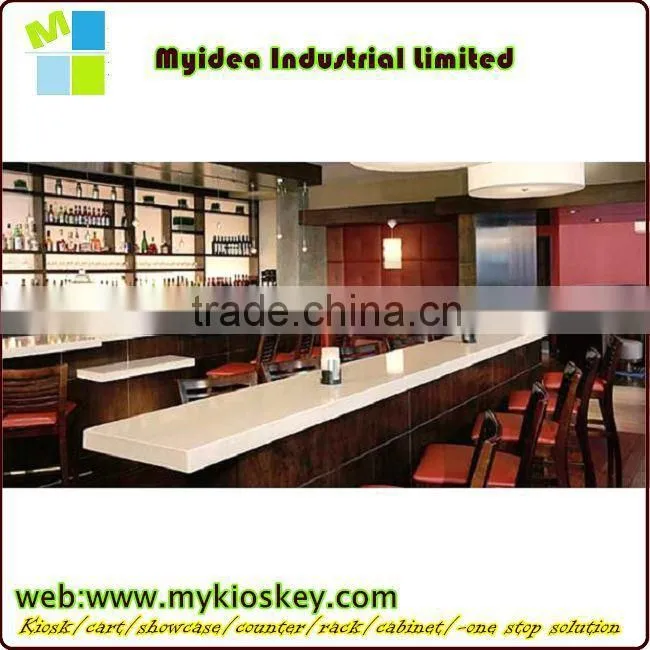 mdf baord glass top office reception counter design beauty salon reception counter