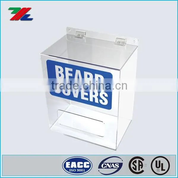 Acrylic Shoe/Boot Cover Dispenser for Safety Disposable and Chemical Resistant Clothing Shoe Cover and Hairnet Dispensers