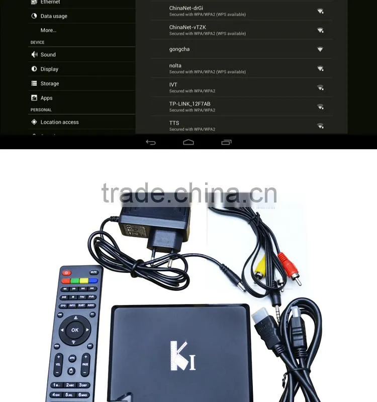Low cost AML S805 quad core tv box with H.265 video support