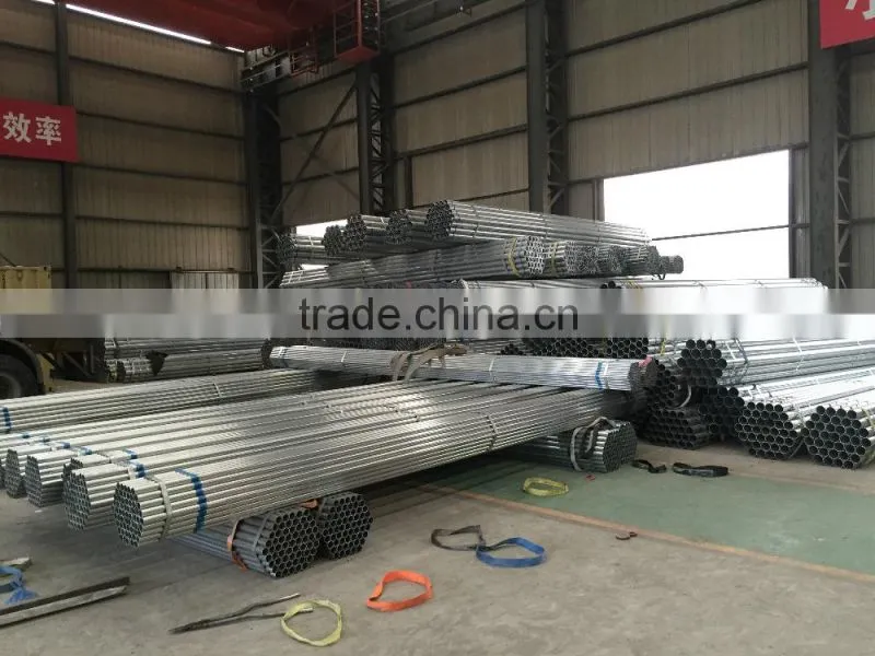 low price high quality galvanized welded steel pipe for construction