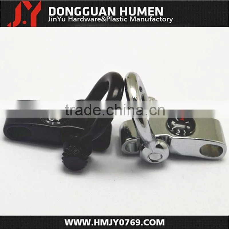 Hot sale stainless steel carabiner d-ring for luggage