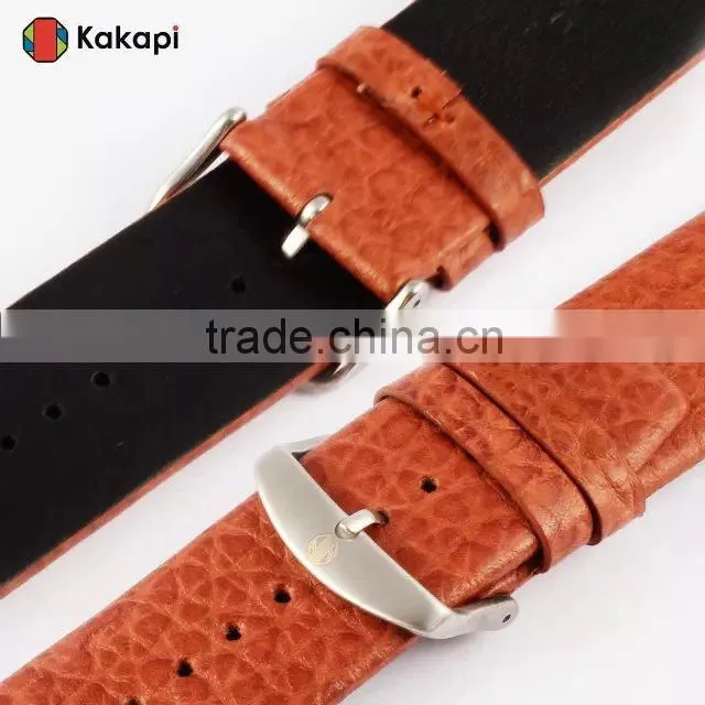 38mm Genuine Leather Strap Wrist Band Replacement Metal Clasp for Apple Watch All Models 38mm MT-3913