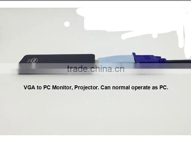 Mobile and portable, office & entertainment ,dual os Mini PC windows8 and ubuntu quad core eMMC 32GB/64G Meegopad T0