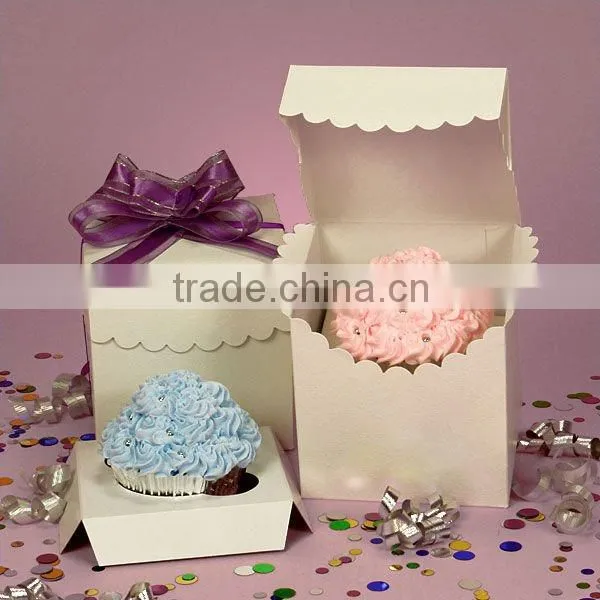 white pop Cupcake Box