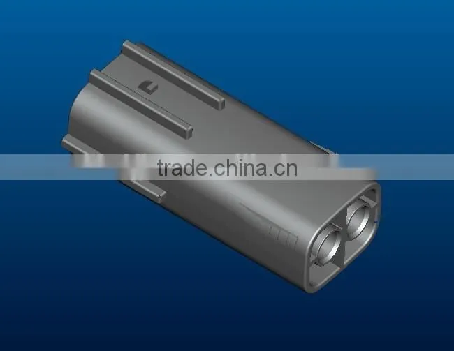 2pin wire to wire electrical vehicle plug and housing