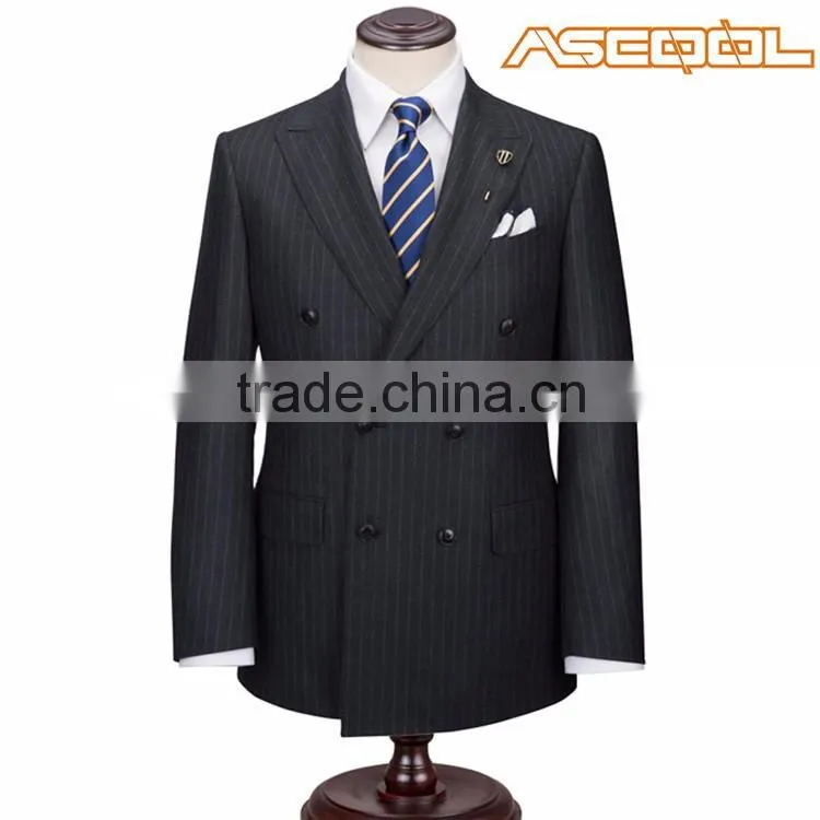 Universal hot product Polyester/Viscose double breasted mens suits