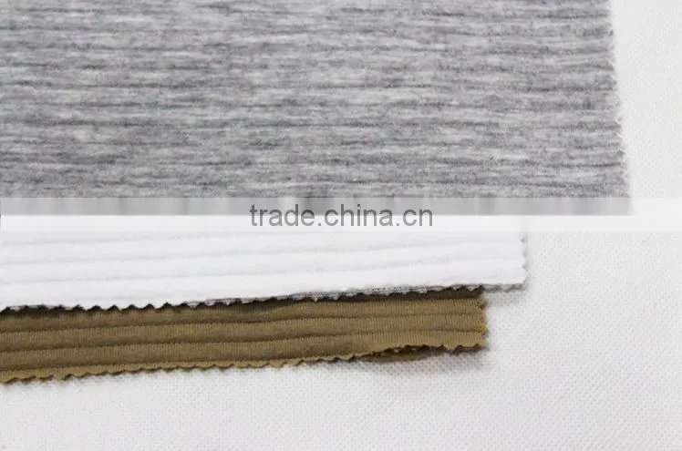 80 cotton 20 polyester knitting jacquard air layer fabric