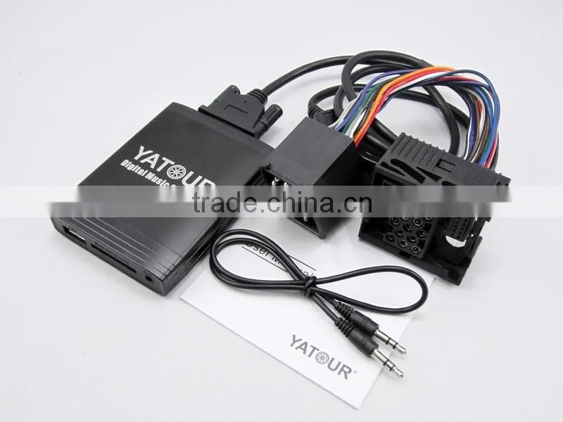 Yatour yt-m06 digital music changer car radio system support memory/mp3 aux virtual cd player