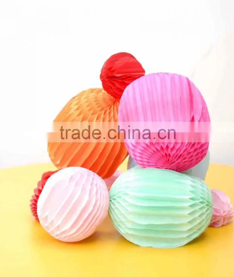 tissue paper pom pom flowers