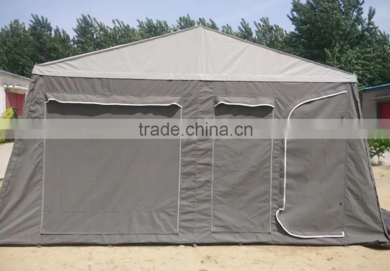 Heavy duty high quality polycotton camper trailer tent camp let trailer tent for sale