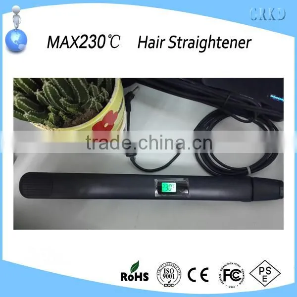 Top quality personalized hair straightener hair flat iron for beauty