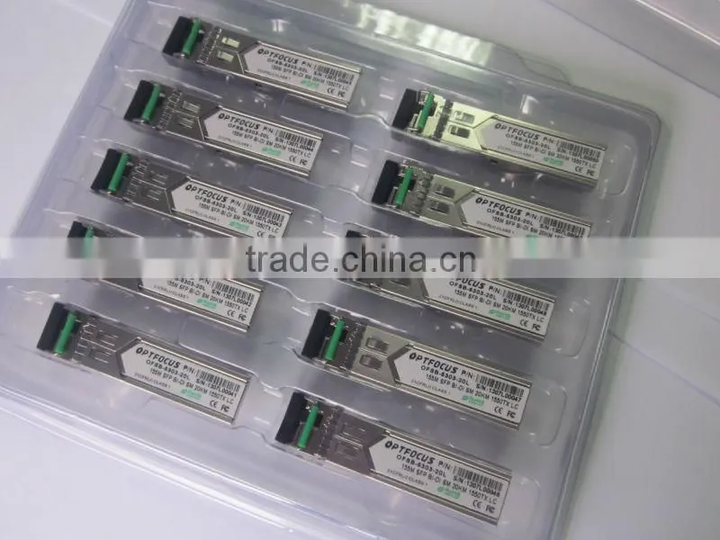 155Mbps 40KM MM SFP Optical Transceiver With Digital Diagnostic Monitoring