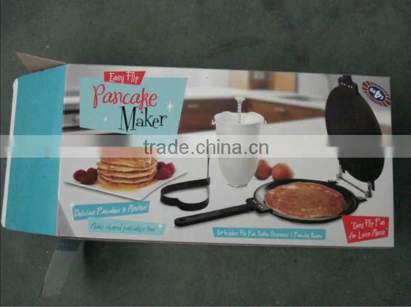 Aluminum non stick cake pan flipping pancake pan