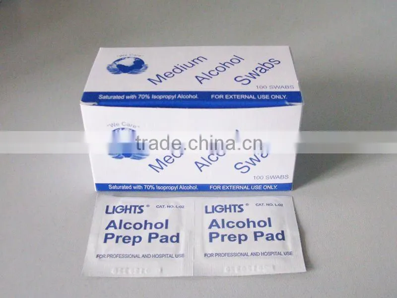 Alcohol pad 70% Isopropyl Alochol