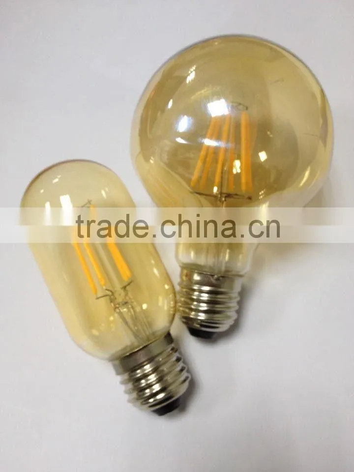 big vintage G125 4w 6w 8w led filament bulb E27 decorative light b22 240v 110v