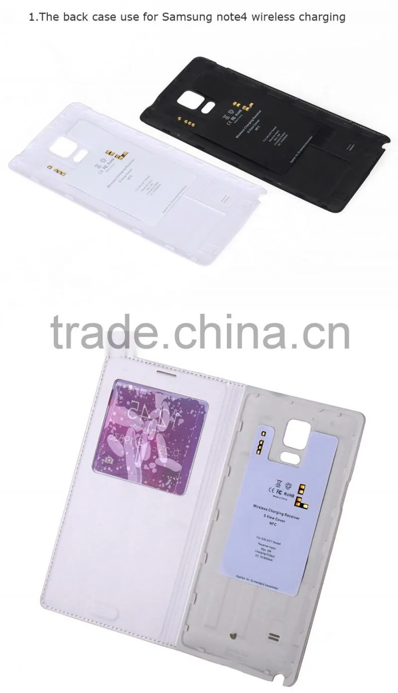 Ultrathin wireless charging receiver card for Samsung Note 4