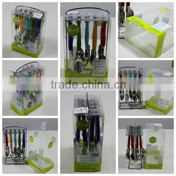 new custom printing pvc color packing box