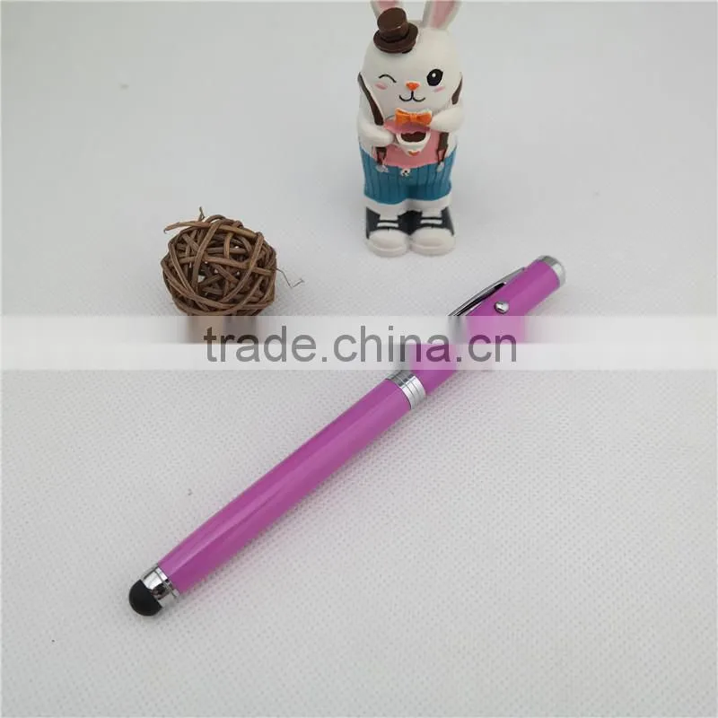 promotional pen with led light ,multifunctional touch ball pen with led
