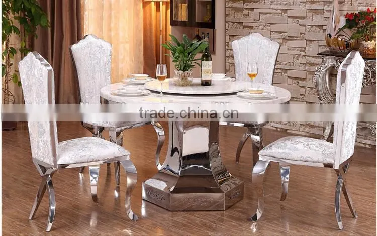 CHINA SUPPLIER SUPPLY STAINLESS STEEL CHAIR AND TABLE FURNITURE