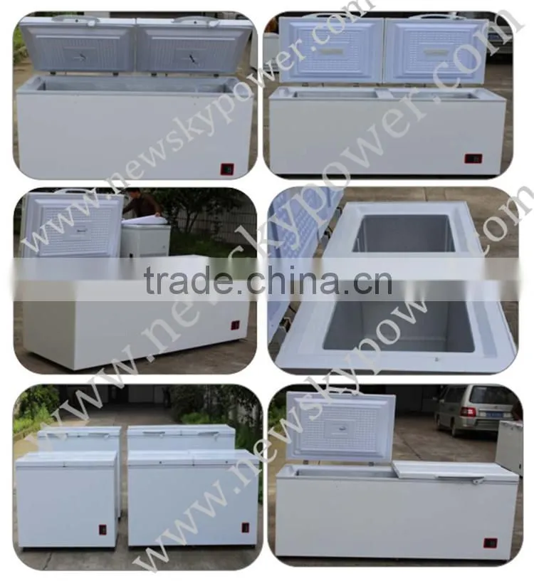 DC12V 24V solar deep freezer solar powered freezer solar refrigerator fridge freezer