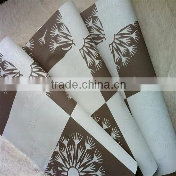 modern style wallpaper deep brown